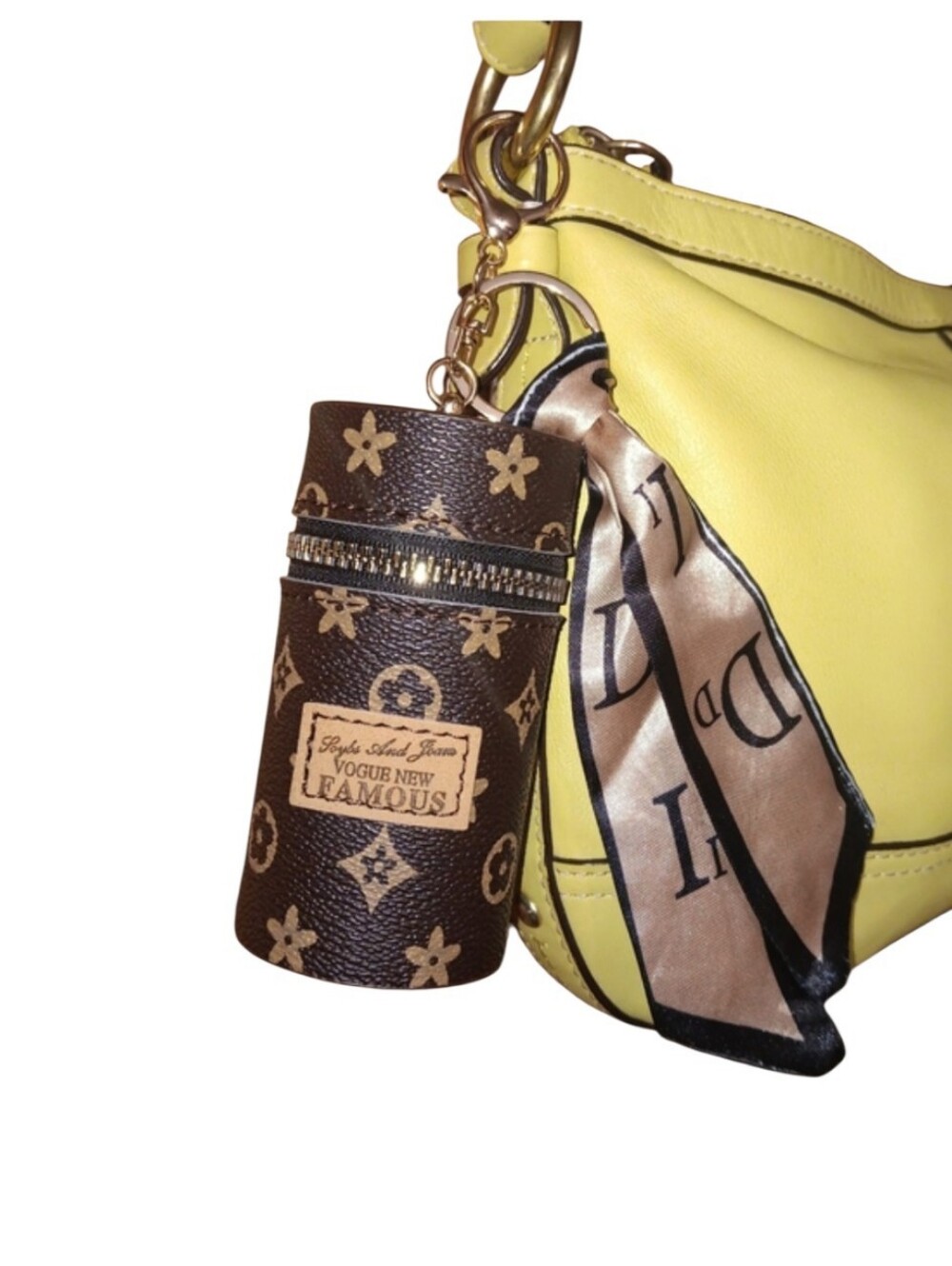 #98 Brown Patterned Charm